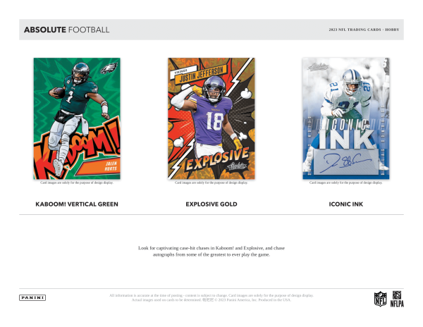 Panini - 2023 Absolute American Football (NFL) - Hobby Box Discount