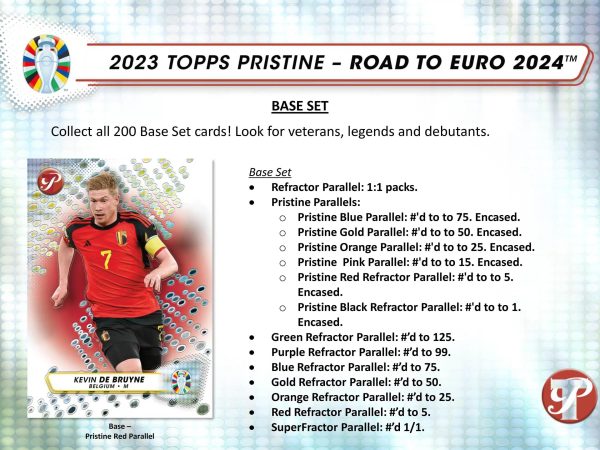 Topps - 2023 Road To Euros 2024 Pristine Football (Soccer) - Hobby Box Fashion