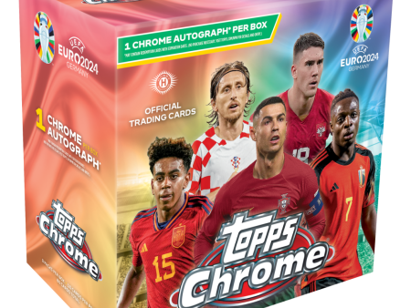 Topps - 2023 24 Chrome UEFA Euro Football (Soccer) - Hobby Box For Sale