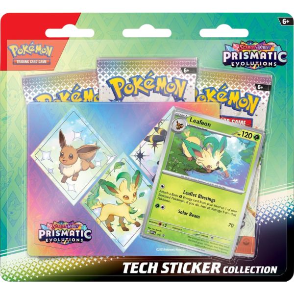 Pokemon TCG - Scarlet & Violet - Prismatic Evolutions - Tech Sticker Collection For Sale