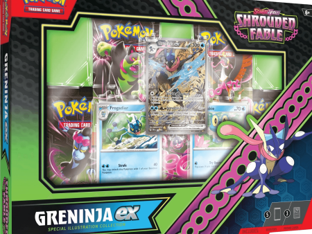 Pokemon TCG - Scarlet & Violet - Shrouded Fable - Greninja EX Special Illustration Collection Box Fashion