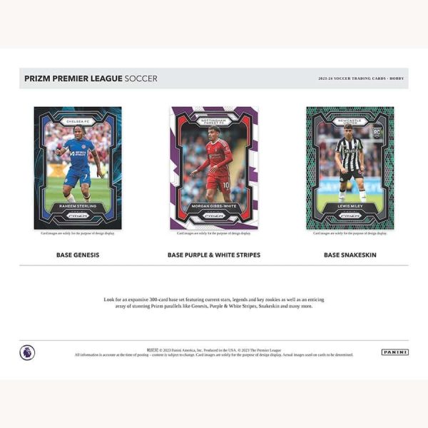 Panini - 2023 24 Prizm Premier League Football (Soccer) - Hobby Box (12 Packs) For Sale