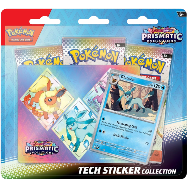 Pokemon TCG - Scarlet & Violet - Prismatic Evolutions - Tech Sticker Collection For Sale