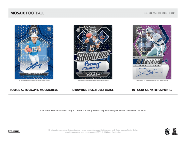 Panini - 2024 Mosaic American Football (NFL) - Hobby Box Online Hot Sale