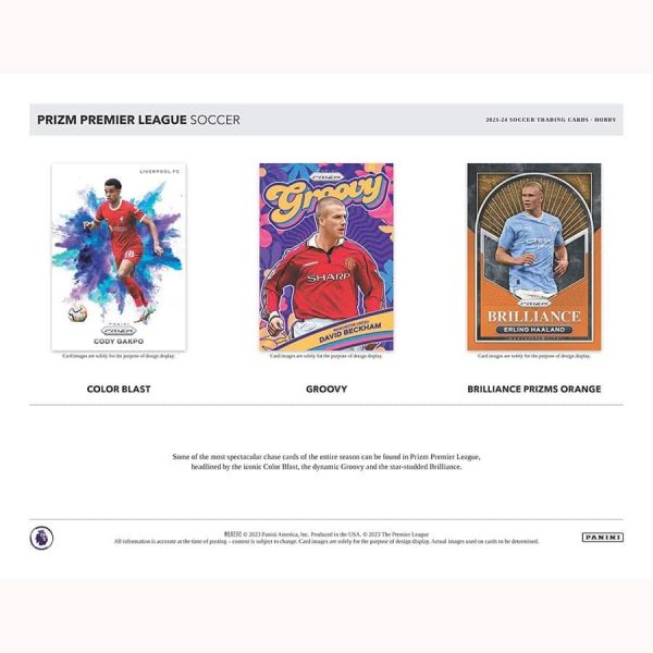 Panini - 2023 24 Prizm Premier League Football (Soccer) - Hobby Box (12 Packs) For Sale