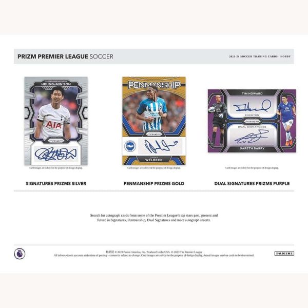 Panini - 2023 24 Prizm Premier League Football (Soccer) - Hobby Box (12 Packs) For Sale