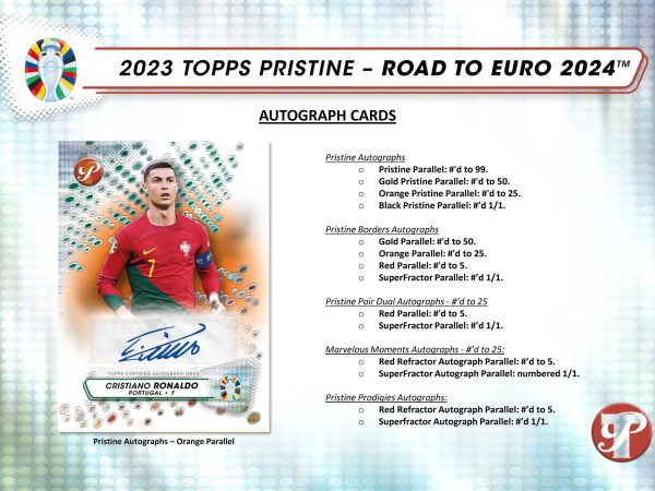 Topps - 2023 Road To Euros 2024 Pristine Football (Soccer) - Hobby Box Fashion