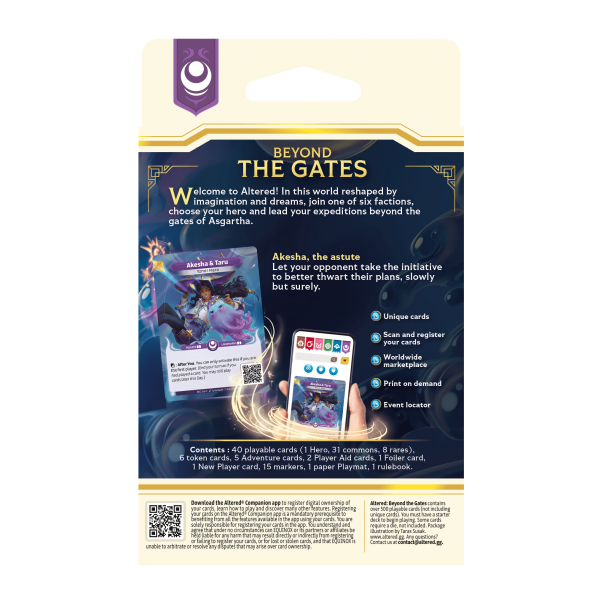 Altered TCG - Beyond The Gates - Starter Deck - Yzmir on Sale