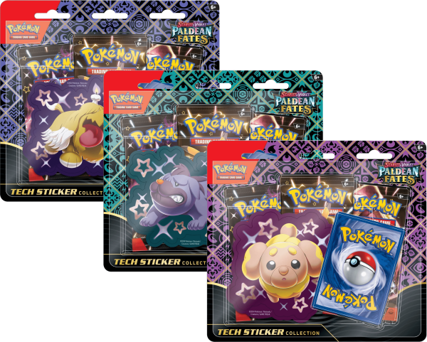 Pokemon TCG - Scarlet & Violet - Paldean Fates - Tech Sticker Collection For Discount